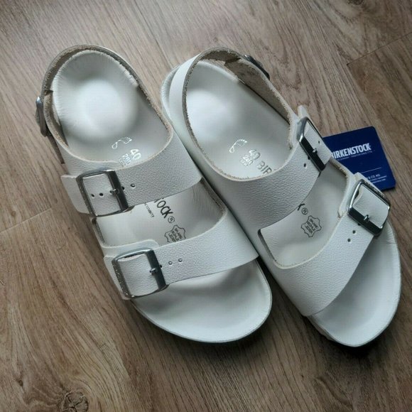 Birkenstock Milano Exquisite Leather Sandals - Picture 4 of 12
